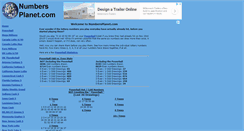 Desktop Screenshot of numbersplanet.com